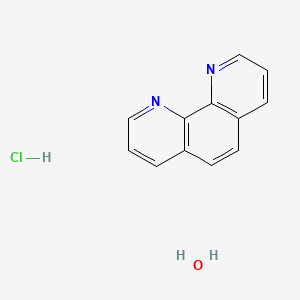 Chemical structure of 1,10-Phenanthroline monohydrochloride monohydrate