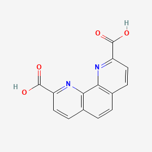 Chemical structure of 1,10-Phenanthroline-2,9-dicarboxylic acid