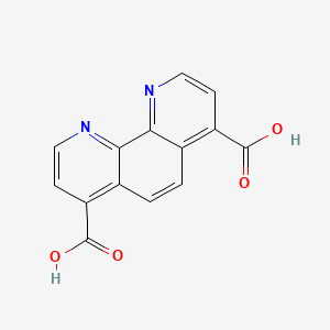 Chemical structure of 1,10-Phenanthroline-4,7-dicarboxylic acid