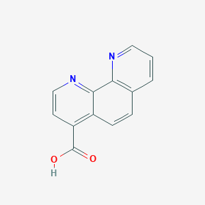 Chemical structure of 1,10-Phenanthroline-4-carboxylic acid