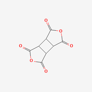 Chemical structure of 1,2,3,4-Cyclobutanetetracarboxylic dianhydride