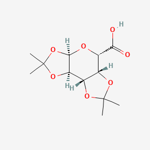 Chemical structure of 1,2:3,4-Di-O-isopropylidene-a-D-galacturonide