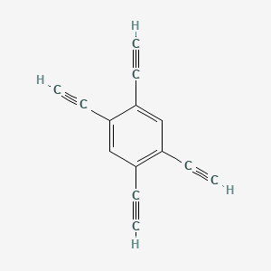 Chemical structure of 1,2,4,5-Tetraethynylbenzene