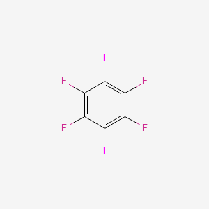 Chemical structure of 1,4-Diiodotetrafluorobenzene
