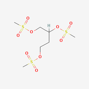 Chemical structure of 1,2,4-Tris(methanesulfonyloxy)butane