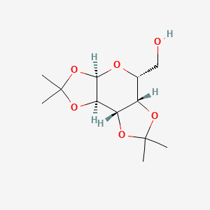 Chemical structure of 1,2:3,4-Di-O-isopropylidene-D-galactopyranose