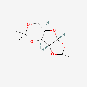 Chemical structure of 1,2:3,5-Di-O-isopropylidene-alpha-D-xylofuranose