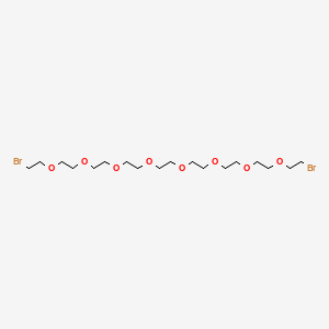 Chemical structure of 1,26-Dibromo-3,6,9,12,15,18,21,24-octaoxahexacosane