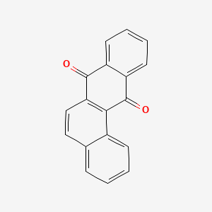 Chemical structure of 1,2-Benzanthraquinone