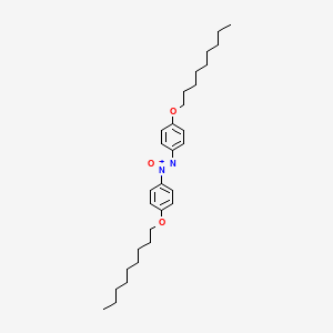 Chemical structure of 4,4'-Dinonyloxyazoxybenzene
