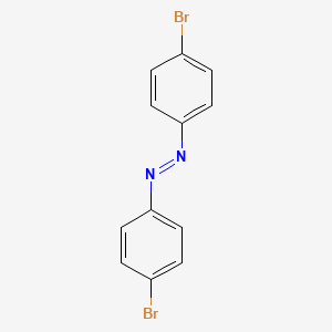 Chemical structure of 4,4'-Dibromoazobenzene
