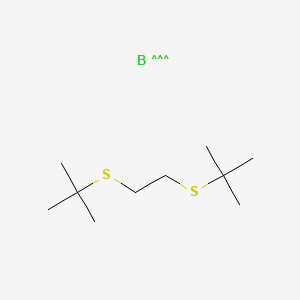 Chemical structure of 1,2-Bis(tert-butylthio)ethane Borane