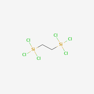 Chemical structure of 1,2-Bis(trichlorosilyl)ethane