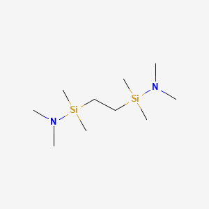 Chemical structure of 1,2-Bis((dimethylamino)dimethylsilyl)ethane
