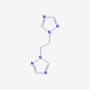 Chemical structure of 1,2-Di(1H-1,2,4-triazol-1-yl)ethane
