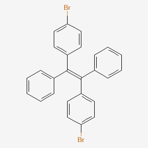 Chemical structure of 1,2-Bis(4-bromophenyl)-1,2-diphenylethene