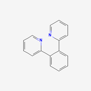 Chemical structure of 1,2-Di(pyridin-2-yl)benzene
