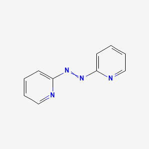 Chemical structure of Pyridine, 2,2'-azobis-
