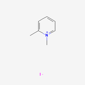 Chemical structure of 1,2-Dimethylpyridinium iodide