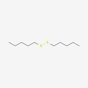 Chemical structure of Dipentyl disulfide
