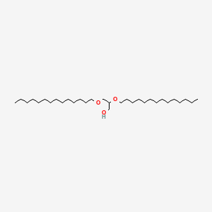 Chemical structure of 1,2-Di-O-tetradecylglycerol