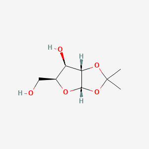 Chemical structure of 1,2-O-Isopropylidene-α-L-xylofuranose