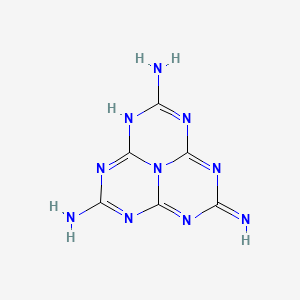 Chemical structure of Melem