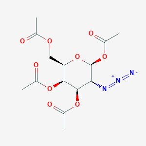 Chemical structure of 1,3,4,6-Tetra-O-acetyl-2-azido-2-deoxy-β-D-galactopyranose