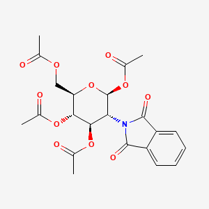 Chemical structure of 1,3,4,6-Tetra-O-acetyl-2-deoxy-2-phthalimido-β-D-glucopyranose