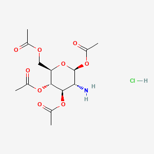 Chemical structure of 1,3,4,6-Tetra-O-acetyl-β-D-glucosamine Hydrochloride