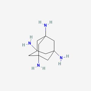 Chemical structure of 1,3,5,7-Tetraaminoadamantane