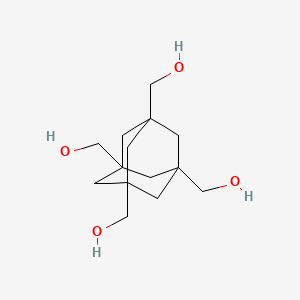 Chemical structure of Adamantane-1,3,5,7-tetrayltetramethanol