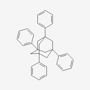 Chemical structure of 1,3,5,7-Tetraphenyladamantane