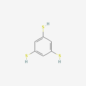 Chemical structure of 1,3,5-Benzenetrithiol