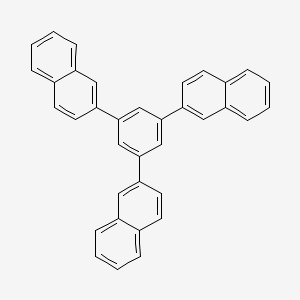 Chemical structure of 1,3,5-Tri-2-naphthylbenzene