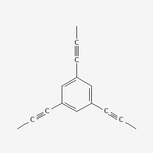 Chemical structure of 1,3,5-Tri(prop-1-yn-1-yl)benzene