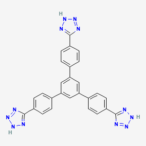 Chemical structure of 1,3,5-Tri-p-(tetrazol-5-yl)phenylbenzene