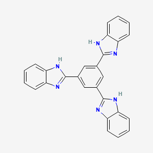 Chemical structure of 1,3,5-Tri(2-benzimidazolyl)benzene