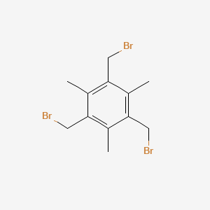 Chemical structure of 1,3,5-Tris(bromomethyl)-2,4,6-trimethylbenzene