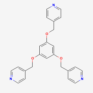Chemical structure of 1,3,5-Tris(pyridin-4-ylmethoxy)benzene