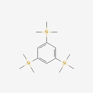 Chemical structure of 1,3,5-Tris(trimethylsilyl)benzene