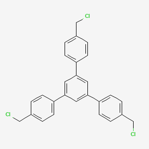 Chemical structure of 1,3,5-Tris[4-(chloromethyl)phenyl]benzene