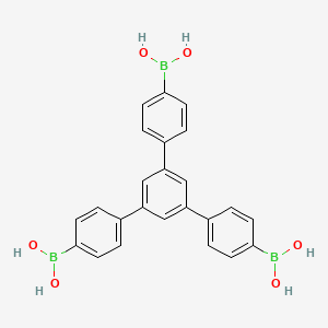 Chemical structure of 1,3,5-Tris[4-(dihydroxyboryl)phenyl]benzene