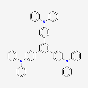 Chemical structure of 1,3,5-Tris[4-(diphenylamino)phenyl]benzene