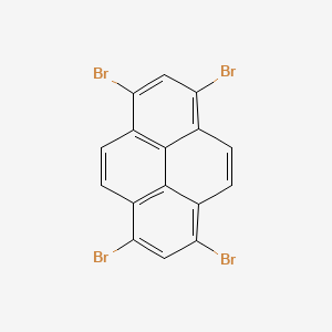 Chemical structure of 1,3,6,8-Tetrabromopyrene