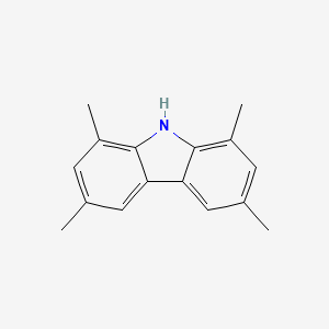 Chemical structure of 1,3,6,8-Tetramethyl-9H-carbazole