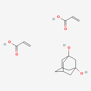 Chemical structure of 1,3-Adamantanediol diacrylate