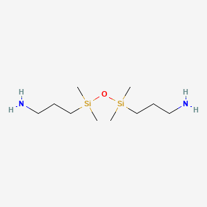 Chemical structure of 1,3-Bis(aminopropyl)tetramethyldisiloxane