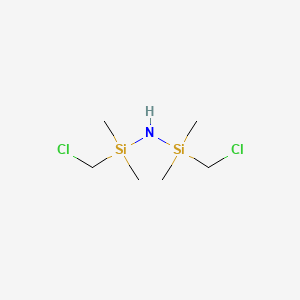 Chemical structure of 1,3-Bis(chloromethyl)tetramethyldisilazane