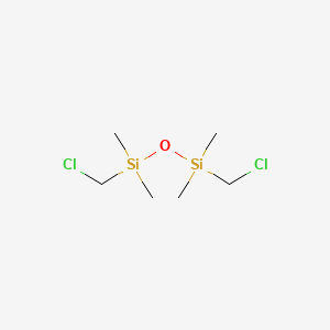 Chemical structure of 1,3-Bis(chloromethyl)tetramethyldisiloxane